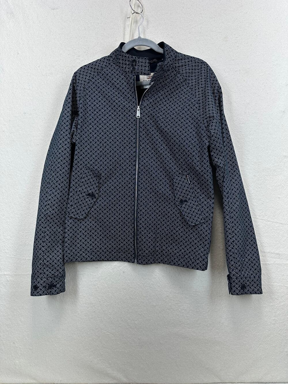 Men's Ben Sherman Navy Blue & White Sport Coat Jacket Size SM Preppy Sportswear